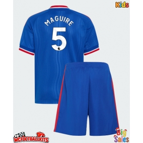 Manchester United Harry Maguire #5 Replica Away Stadium Kit for Kids 2026-27 Short Sleeve (+ pants)